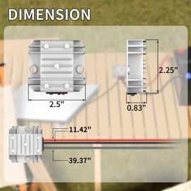 RVBOATPAT Starlink Mini 12V Adapter DC Step Up Converter with Starlink Mini Power Cord 9-28V Input 30V 3.5A Output for Starlink Mini Power Supply Step Up Conversion