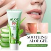 Eazerom 24 Aloe Vera Gel,50g für Gesicht,Körper,Haare,Sonnenbrand,After Sun,Narben,Beruhigend & Hydratisierend,Reines