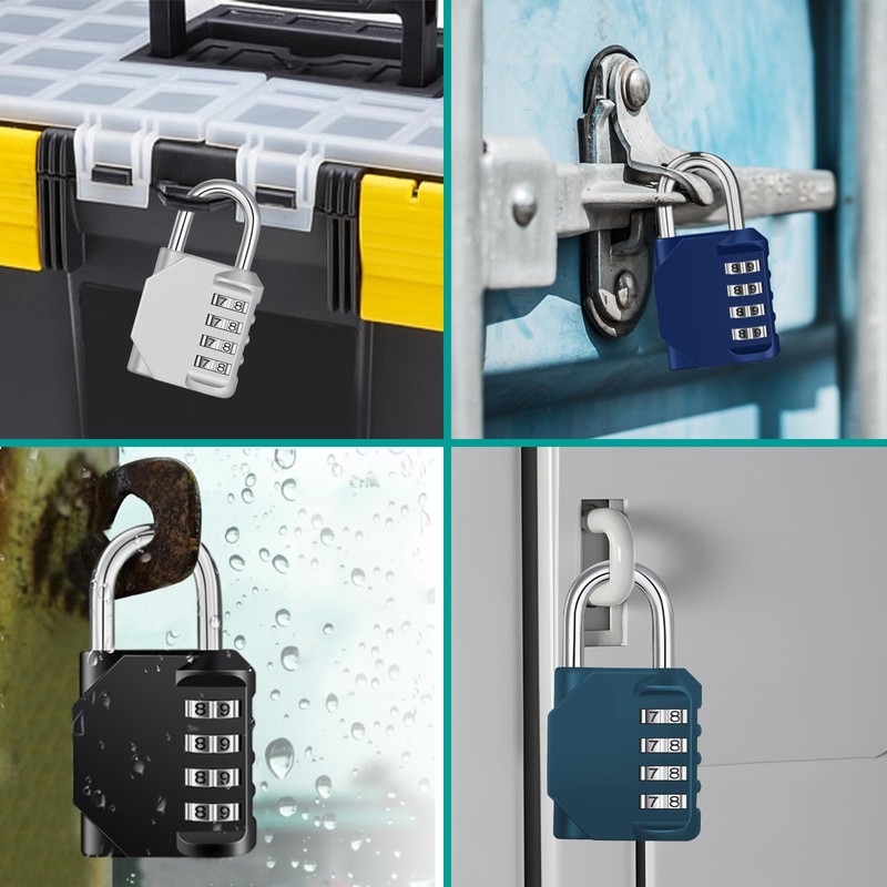 ZHEGE Combination Padlock for Locker, Code Padlock Outdoor or Fence