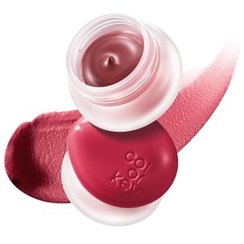 COLORKEY Bouncy Multi-Purpose Mud, Lip Tint, cheek, Moist Fit Without Stickiness, non-sticky, Creamy Soft Texture,Smudge-Proof (Q02-Azuki Bean, 4.5g)