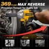 AIDERAR Cordless Impact Wrench for DeWalt Battery, 500Nm (369Ft-Lbs) 1/2"