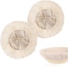 Miecux 2Pcs Banneton Basket, Round Bread Proofing Basket Cloth for