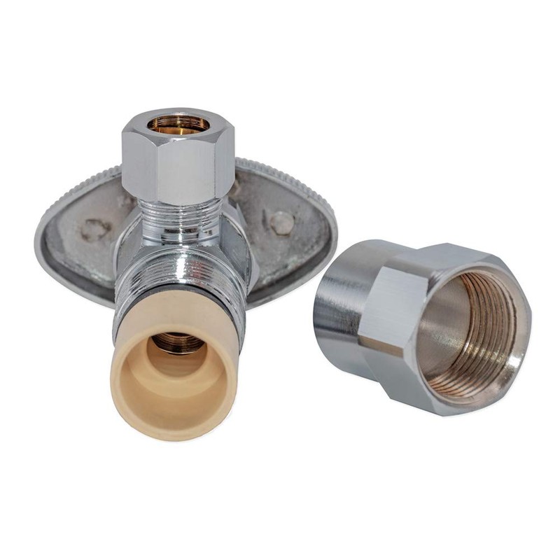 Eastman 1/2 Inch CPVC x 3/8 Inch OD Compression Multi-Turn