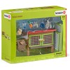 Schleich Farm World Rabbit Hutch 8-piece Educational Playset for Kids