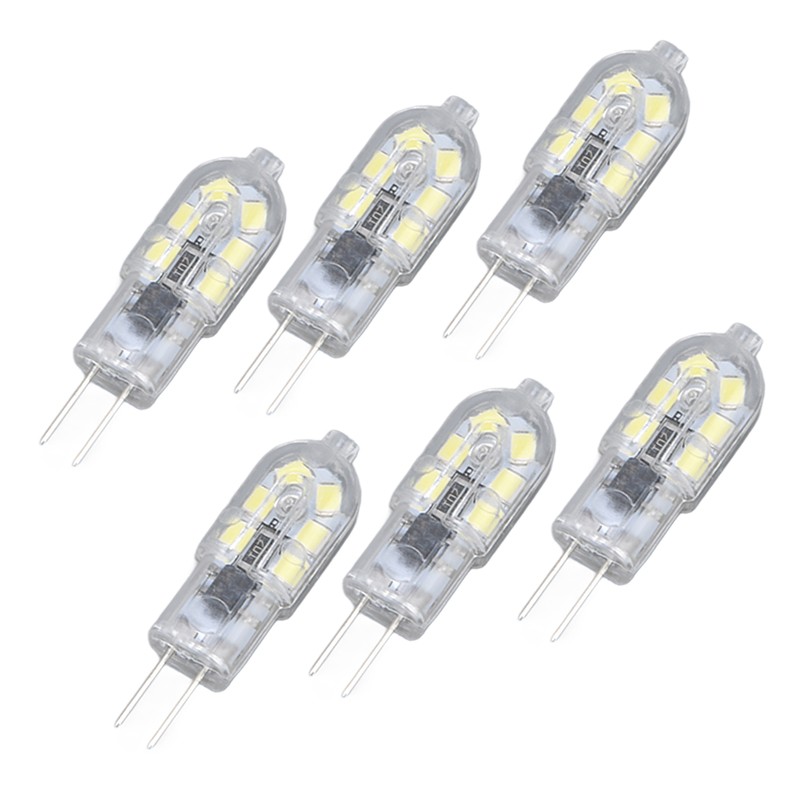 10 Pack G4 2835 LED Bulb Transparent Led Lamp Plug