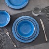 LEHAHA 12 Piece Melamine Dinnerware Set BPA Free Farmhouse Outdoor