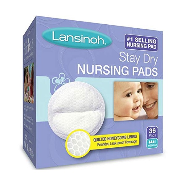 Lansinoh Ultra Soft Nursing Pads, 36 Count (Pack of 4)