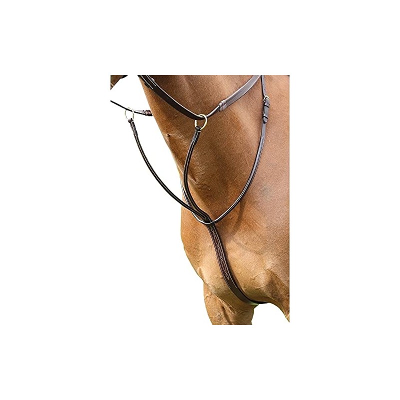 Shires Salisbury Running Martingale-Australian Nut Pony