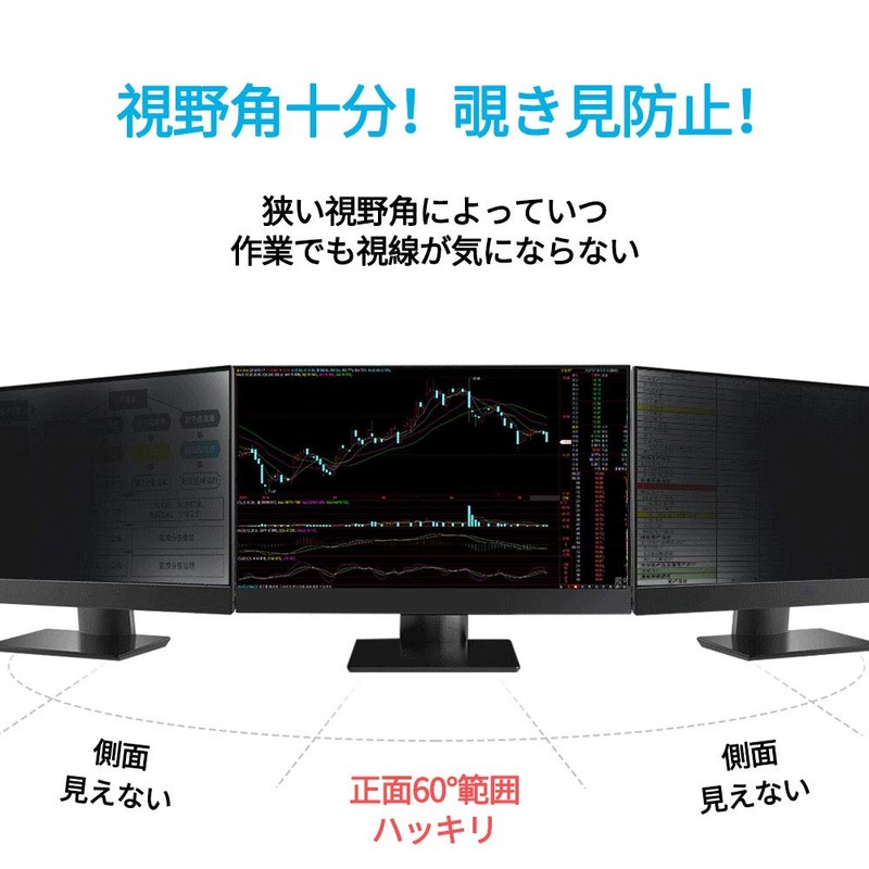 Lifeinnotech IODATA LCD-AH241EDB 23.8 Inch Display Monitor Privacy Filter, Blue