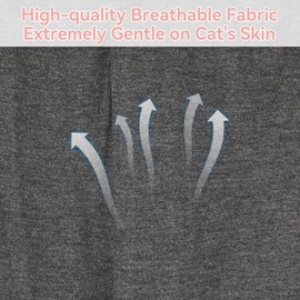 Cat Recovery Suit for Spay Abdominal Wounds Female, Onesie for Cats After Surgery, Cat Surgery Recovery Suit Kitten Onesie for Anti Licking, Pack of 2