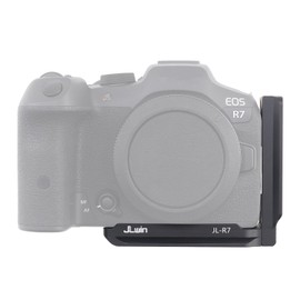 FOTGA Quick Release Plate L Bracket for Canon EOS R7 Camera, Extendable Base Plate for Arca-Swiss Tripod, Vertical Plate for DJI RS2/RSC2/RS3/RS3 PRO/RS3 Mini Stabilizer (L Bracket)