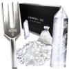 CRON Crystal Tuner, 4096 Hz, Natural Crystal, 6-piece Set, Includes