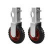Gate Wheel 6 inch Farm Gate Wheel, 2 Pack Gate