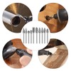 WANGCL 10 Pcs Rotary Burr Set Tungsten Carbide Carving Tool