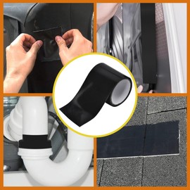 KIKUSUI Waterproof Patch & Seal Tape, Black, 4 Inch x 3 Yard