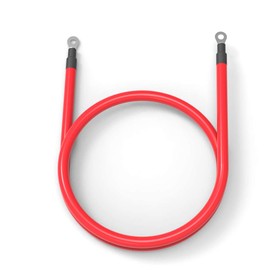 SHIERLENG 2 AWG 2 Gauge Battery Cables Red + Black Pure Copper 1.5 Feet Power Inverter Wire Set for Solar, RV, Car, Boat, Automotive, Marine, Motorcycle with 3/8 in Lugs