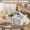 Freetis Cesta Portátil para Ducha con 3 Compartimentos, Cesta de