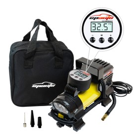 EPAuto 12V DC Portable Air Compressor Pump, Digital Tire Inflator