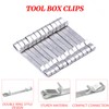 Tool Box Drawer Slide Retaining Keeper Clips Compatible for LUMDOR