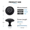 HOME EDIT 10 Pack 1-1/5 Inch Kitchen Cabinet Knobs Rustic