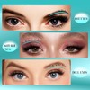 Individual Eyelashes, 80D/100D DIY Cluster Eyelashes, 0.07 D Curl, 10-18