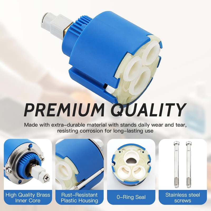 Compatible with Grohe 46048000 Faucet Cartridge Replacement Single-Hand Mixing Valve