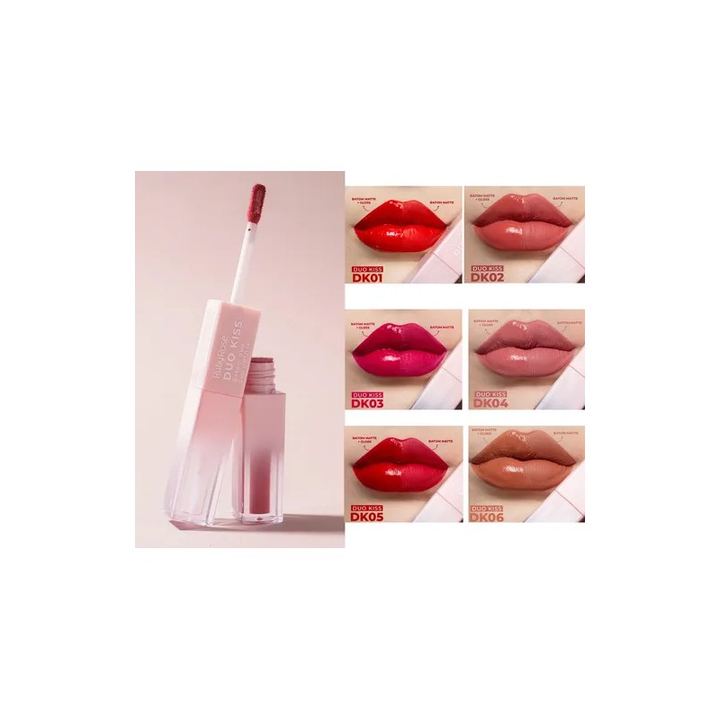 Duo Labial Liquido Matte Y Gloss Ruby Rose Duo Kiss