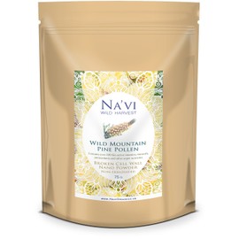 Na'vi Organics Wild Harvested Pine Pollen - Broken Cell Wall Micro Powder (350 g)