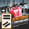 HCmotorku Motorcycle Handlebar Grips for 1" 25mm Hand Grips Fit