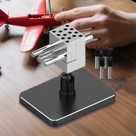 Small Vise - Small Vice for Workbench 2-in-1,Quick-Release Precision Press Heavy-Duty Non-Slip Portable Drill for Garage Woodworking Metalworking