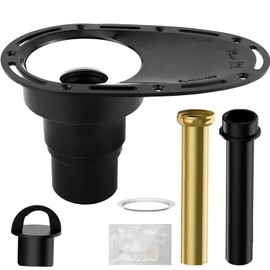 Upgrade Freestanding Tub Drain Rough-in Kit, Island Tub Drain Kit,Free Standing Tub Drain,with CUPC Certification Include Brass and ABS Pipe,Clean Tub Drain No Leaks.Have (Patent No US11168467B2).