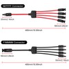 ACEIRMC 2 Pairs Solar Panel Connectors 1 to 4 Y