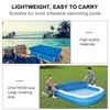 Sosoport Camping Tarp Pool Cover Protector Inflatable Pool Cover Waterproof