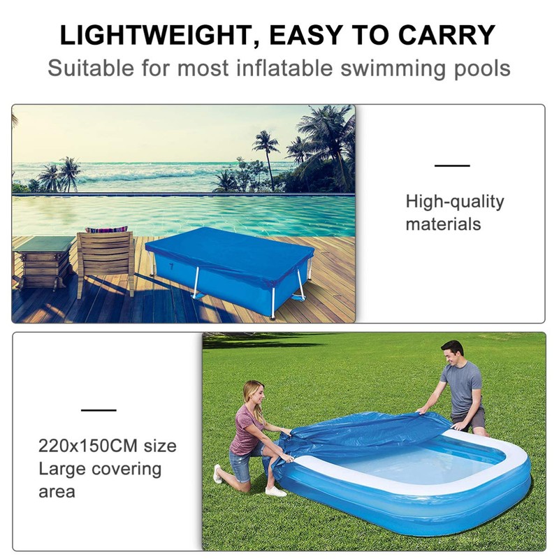 Sosoport Camping Tarp Pool Cover Protector Inflatable Pool Cover Waterproof