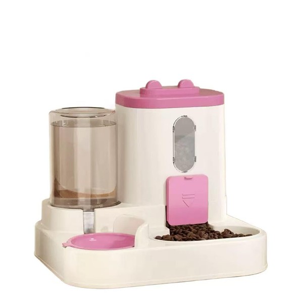 Autometic Gravity Pet Feeder (Pink)