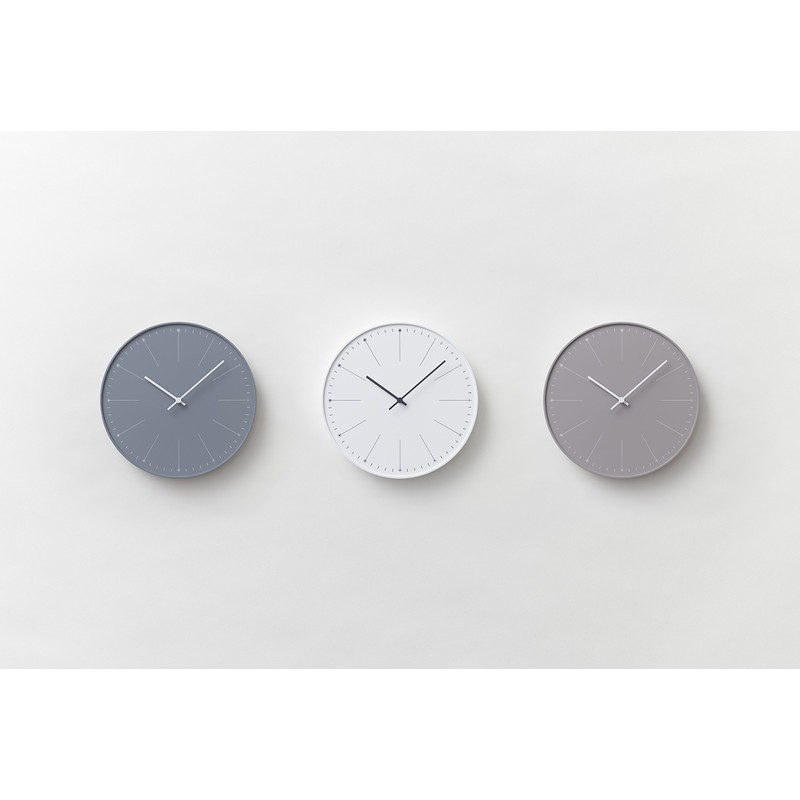 Lemnos Dandelion Wall Clock NL14-11 GY Dandelion Grey Analog