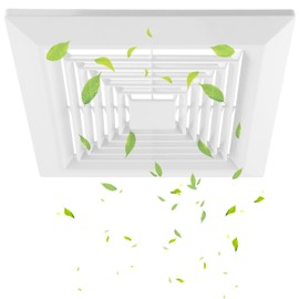 LVOERTUIG 12x12 Bathroom Exhaust Fan Cover With Springs, Bathroom Ceiling Fan Grille, Replacement Parts For Square Ceiling Or Wall (SIZE:12inch)