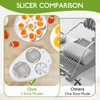 3 in 1 Egg Slicer, Stainless Steel Multipurpose Egg Cutter,