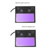 Solar Charging Automatic Dimming Welding Facemask Head-mounted Large View LCD