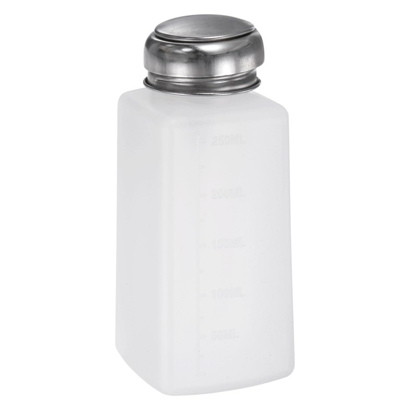 sourcing map Solvent Alcohol Dispenser 250ml(8.5oz) Push Down Liquid Dispenser
