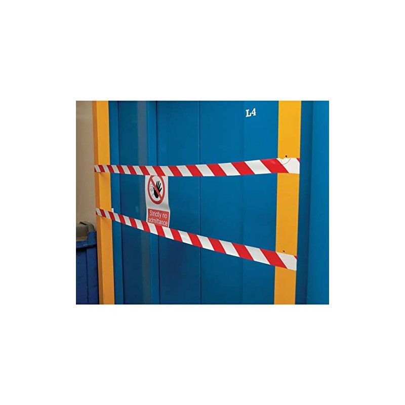 Draper 69010 33 m x 50 mm Red/White Hazard Tape