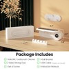 MIMORE Toothbrush Holder, 5 Toothbrush Slots & Timer Function, Cordless