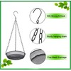 2 Pack Hanging Bird Feeder, Bird Feeder for Garden Yard