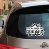 2 Pack I'd Rather Be Camping Car Decal – Bad