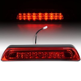 G-PLUS LED 3RD Third Brake Light Compatible with Toyota Tundra V8 2007-2016 High Mount Brake Light Red lens Clear Bottoms