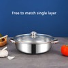 Steamer Pot for Cooking 11 inch, Steamer Pots 3-tier Multipurpose
