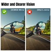 CICMOD Motorcycle Side Rearview Mirrors for Scooter ATV Cruiser Moped,