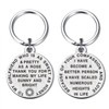 Girlfriend Anniversary Keychain Gifts from Boyfriend, Romantic Gifts for Girlfriend, Girlfriend Best Birthday Gifts