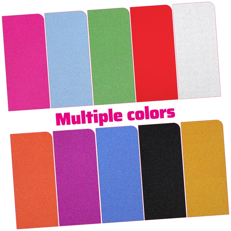 OHPHCALL 60 Sheets Glitter Cardstock Paper Glitter Cardstock for Scrapbook