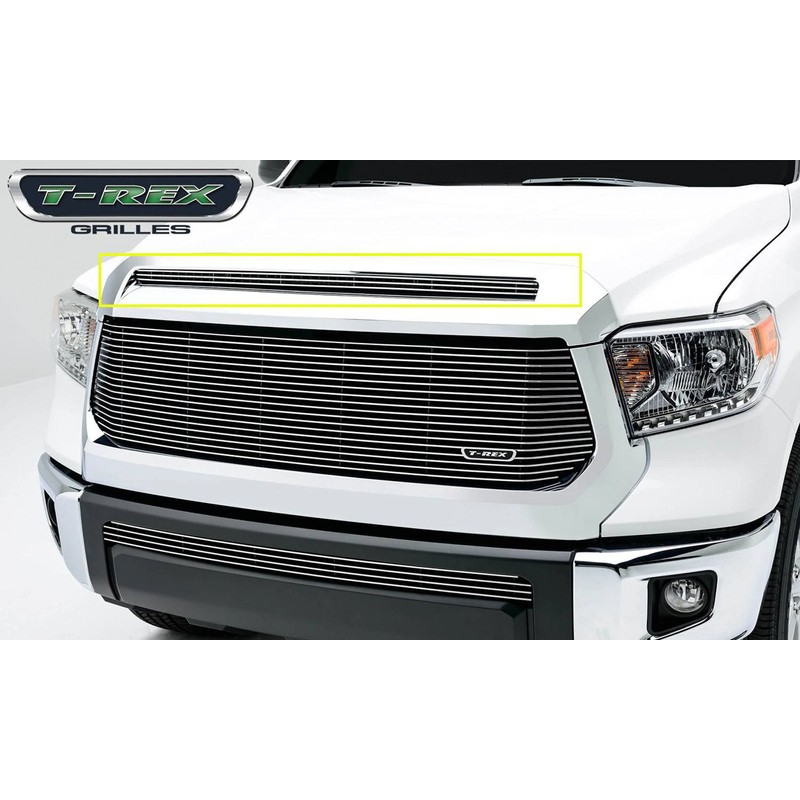 Billet Grille, Polished, 1 Pc, Overlay Compatible with Tundra (2014-2021),